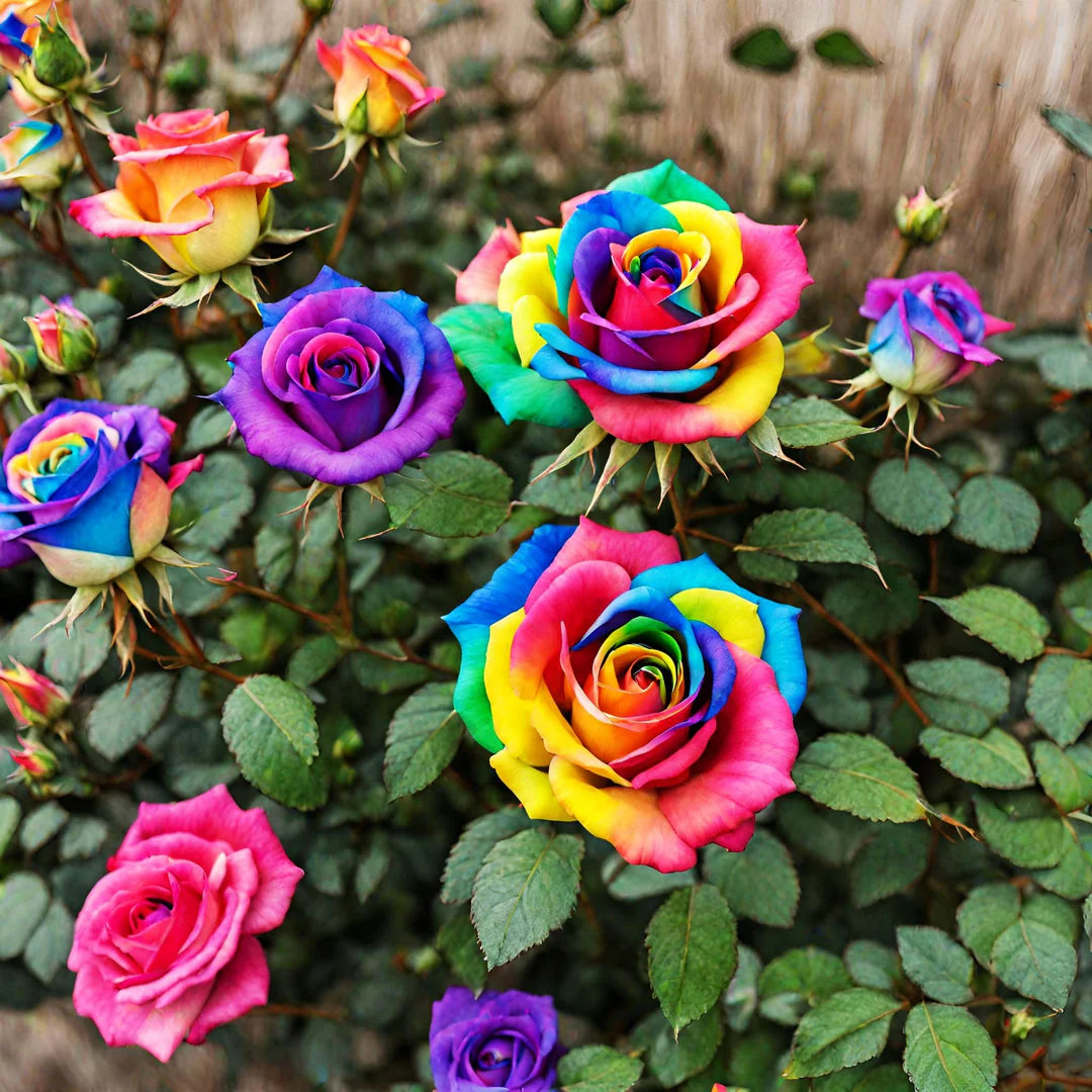 Multicolor Rose flower seeds