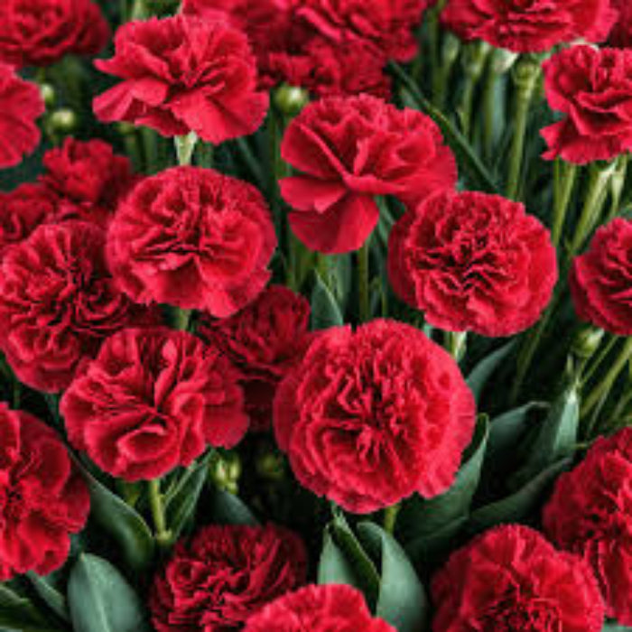 Red Carnation plant