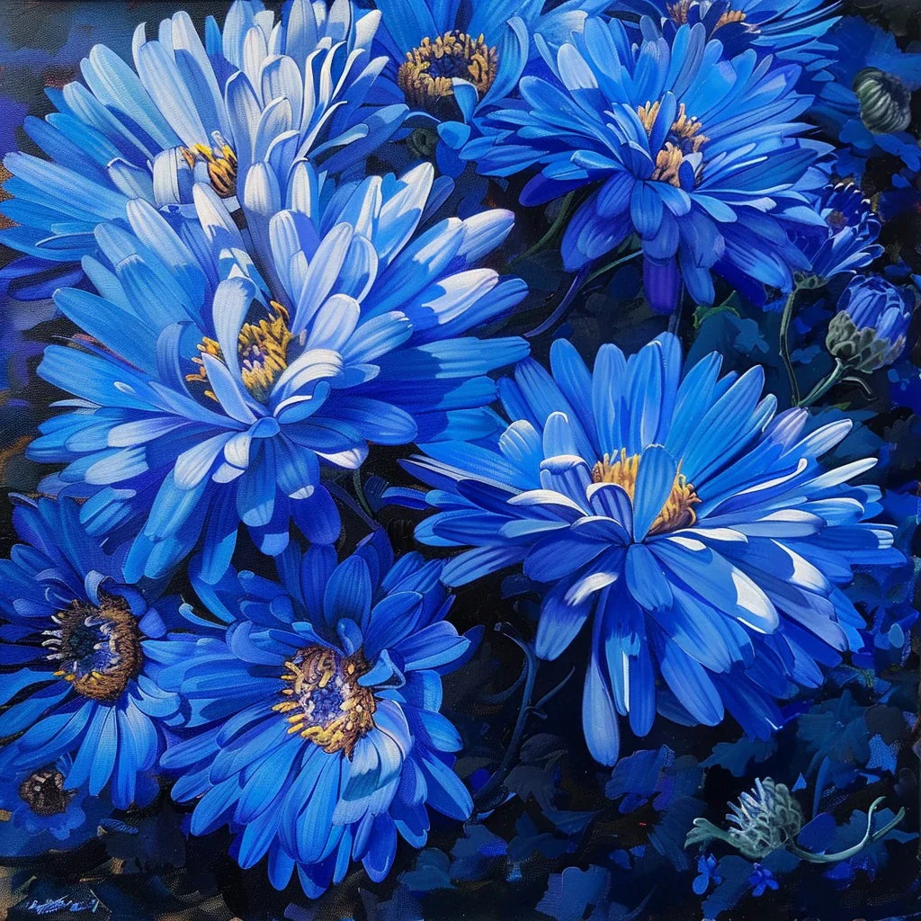 Blue Aster flower seeds