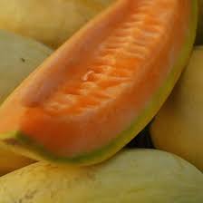 Banana Cantaloupe with Aromatic Orange Flesh