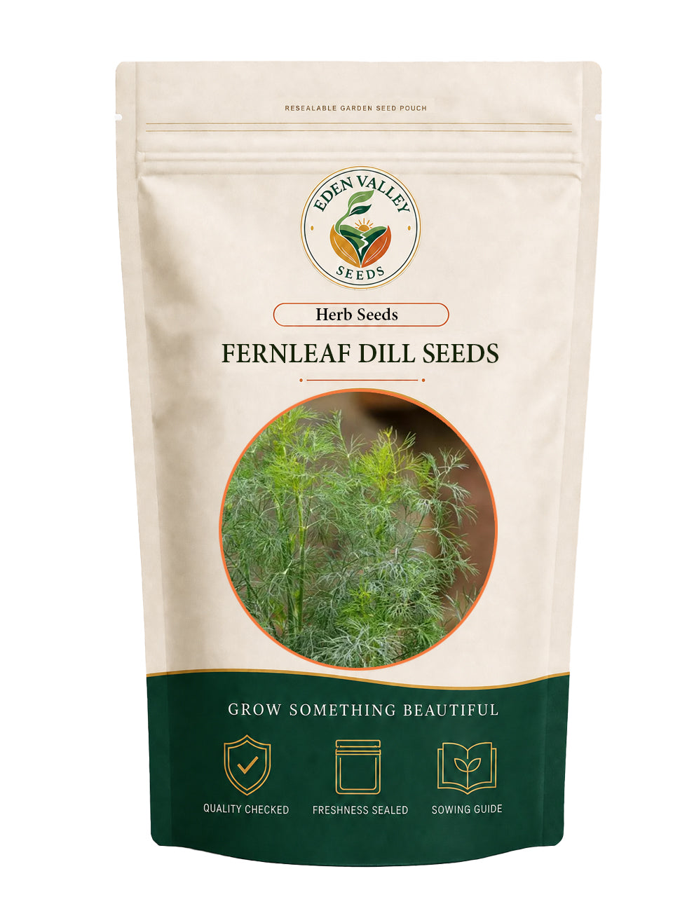 Fernleaf Dill Herb Seeds for Planting with delicate feathery green foliage