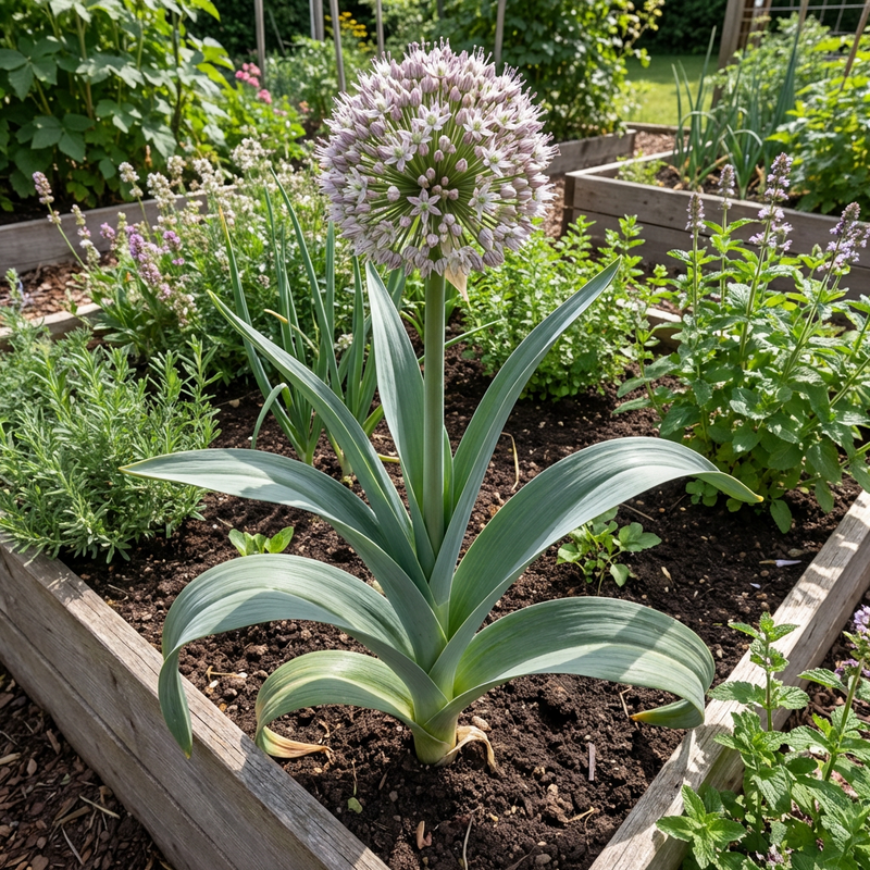 Elephant Garlic Herb Seeds for Planting – Heirloom Non-GMO Garden Seeds