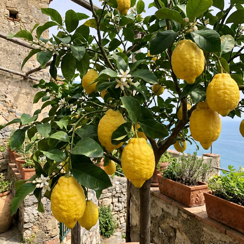 Italian Amalfi Lemon Seeds for Planting – Heirloom Citrus Lemon Seeds