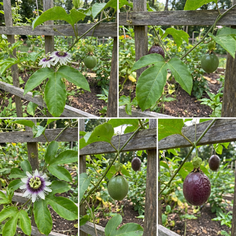 Passiflora Edulis Purple Passion Fruit Seeds – Climbing Vine Seeds
