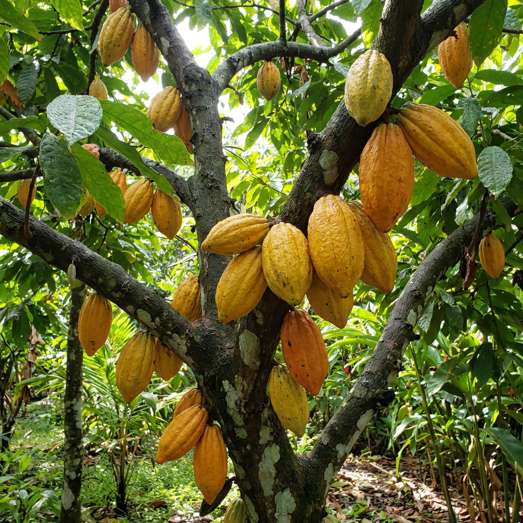 cacao tree seeds