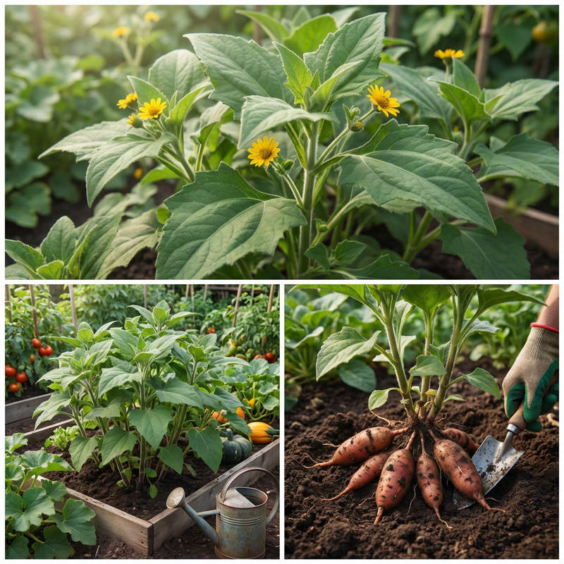 Yacon Vegetable Seeds for Planting – Heirloom Non-GMO Garden Seeds
