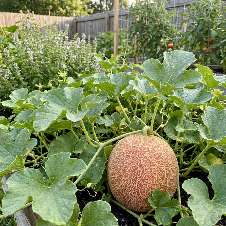 red cantaloupe fruit seeds