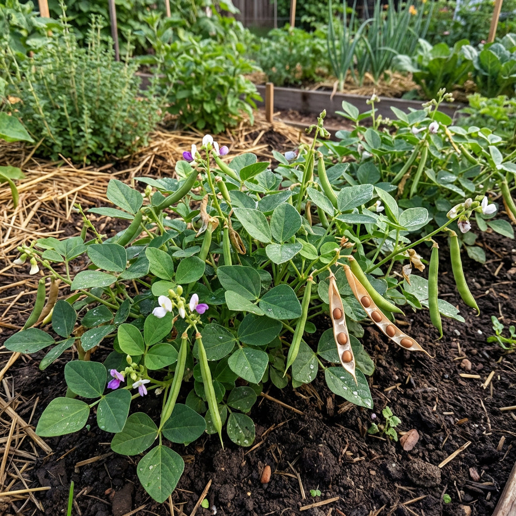 brown tepary bean seeds