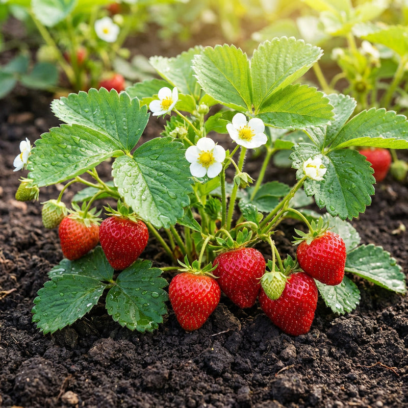 Fragaria ananassa Albion Strawberry Seeds for Planting – Heirloom Strawberry Seeds