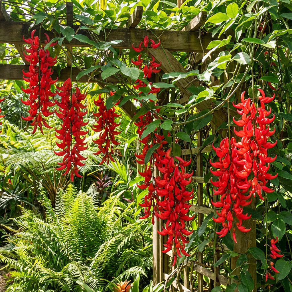 Red Strongylodon flower seeds