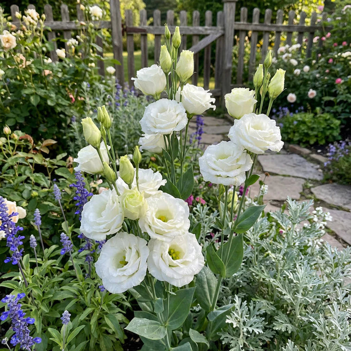 White Lisianthus flower seeds