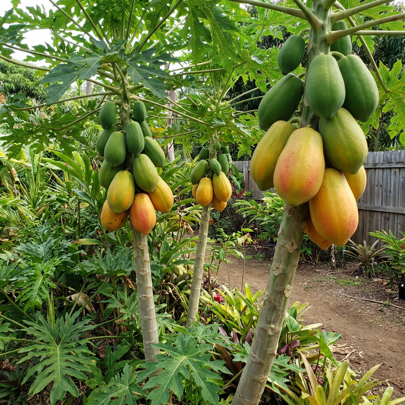 Taiwan Red Lady Papaya Fruit Seeds for Planting – Heirloom Non-GMO Organic Garden Seeds