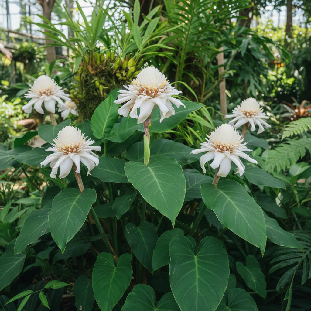 White Etlingera flower seeds