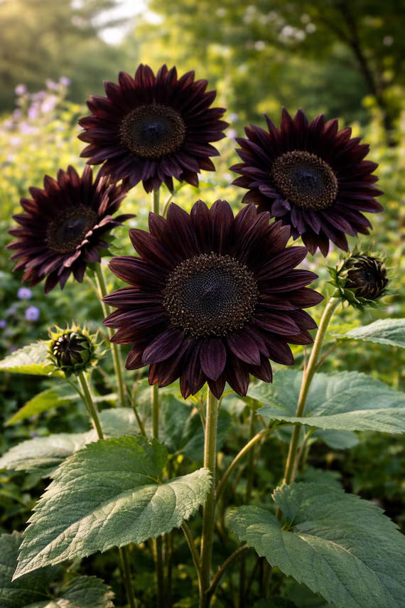 Black Sunflower flower seeds