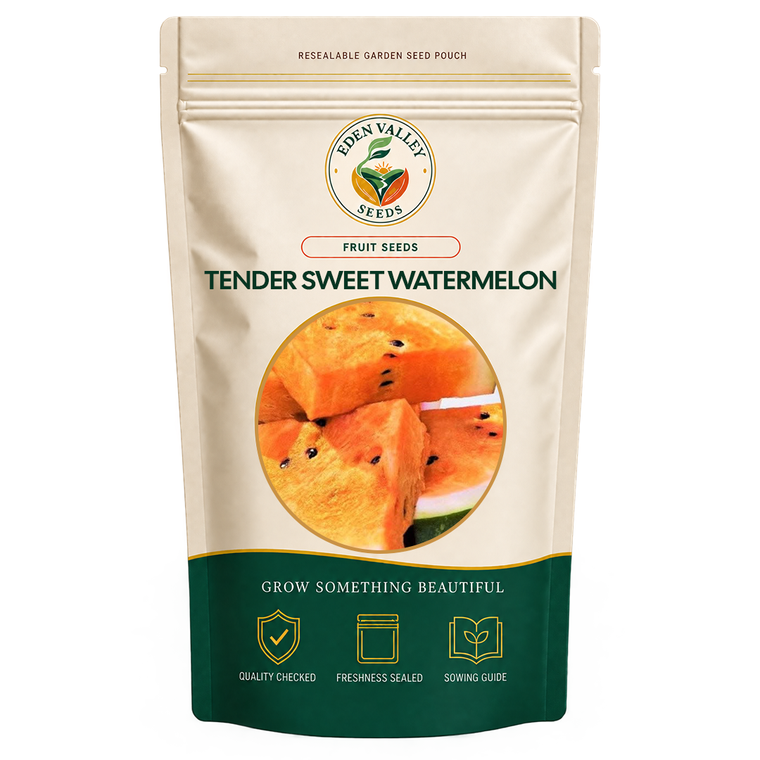 Tendersweet Orange Watermelon Seeds for home gardens