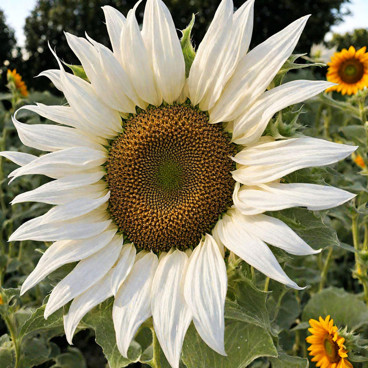 White Sunflower flower seeds