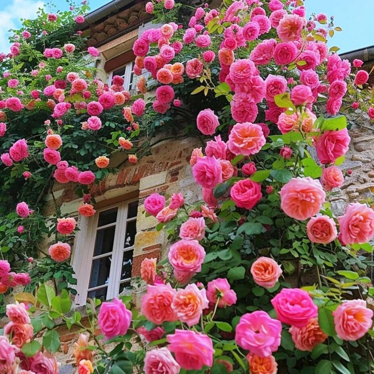 Pink Climbing Rose plant