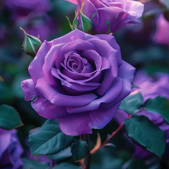Purple Rose plant
