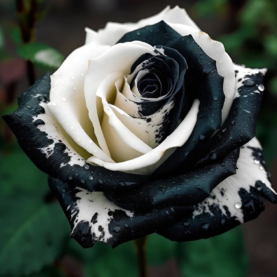 Black White flower seeds