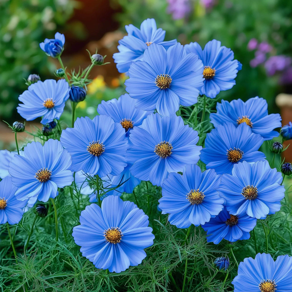 Blue Cosmos plant
