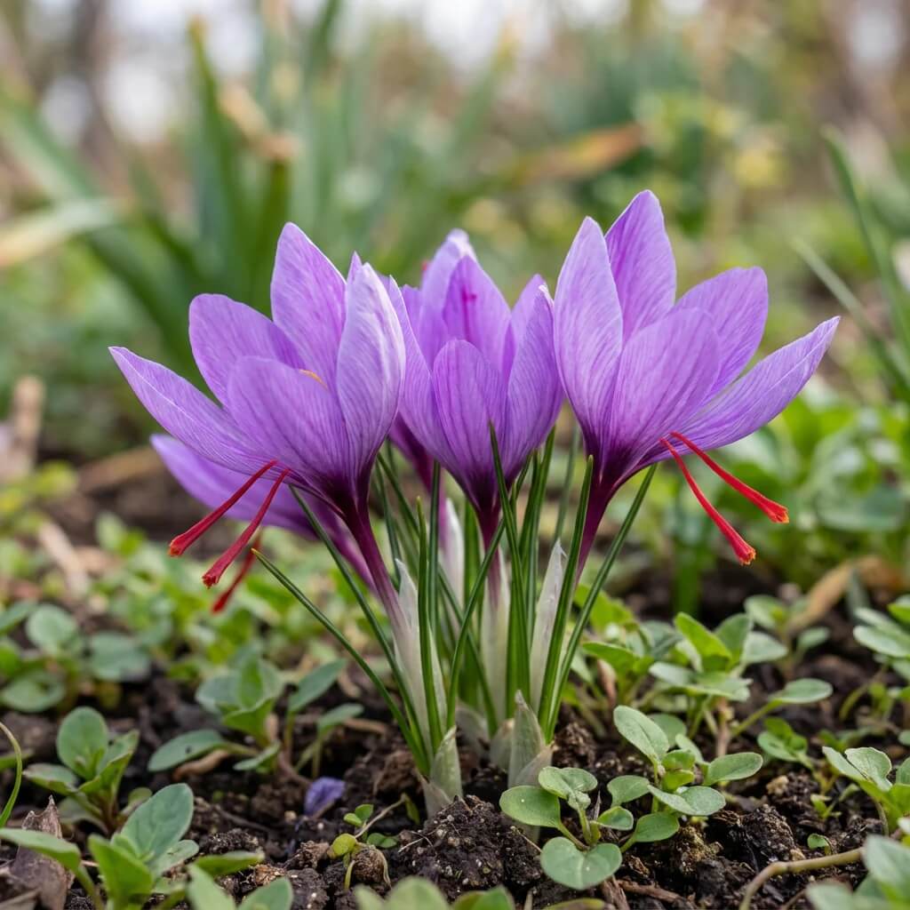 Crocus Sativus plant