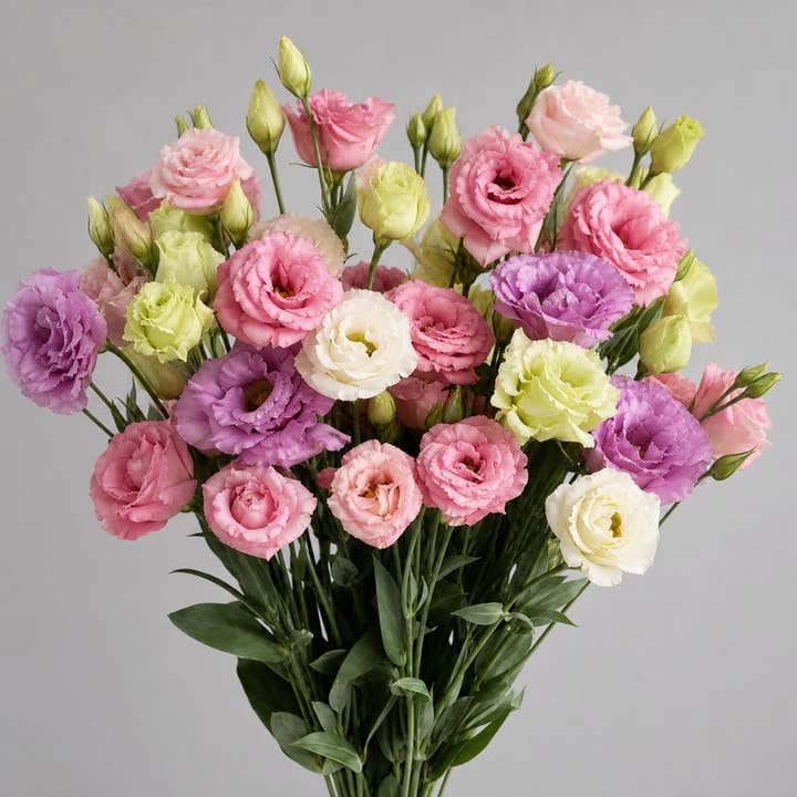 Mixed Lisianthus Flower Seeds for Planting with Colorful Eustoma Blooms