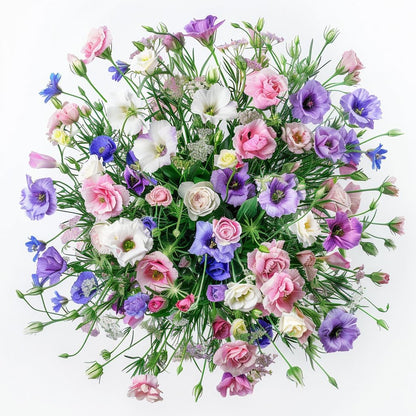 Mixed Lisianthus Flower Seeds for Planting with Colorful Eustoma Blooms