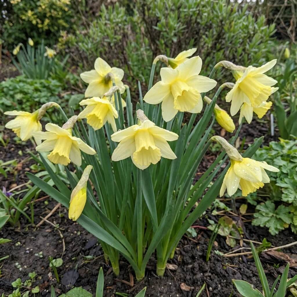 Pale Yellow Daffodil plant
