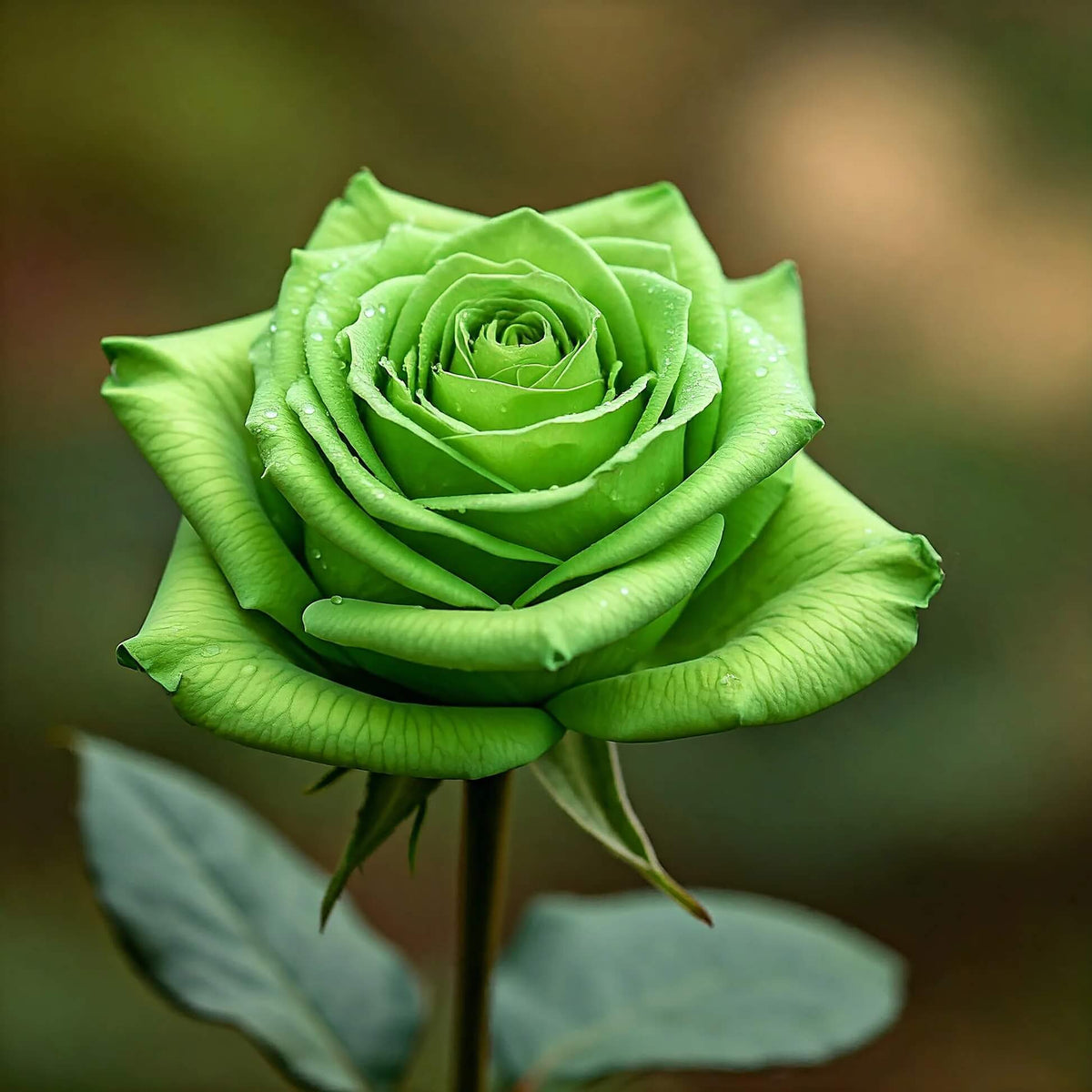 Green Rosa plant
