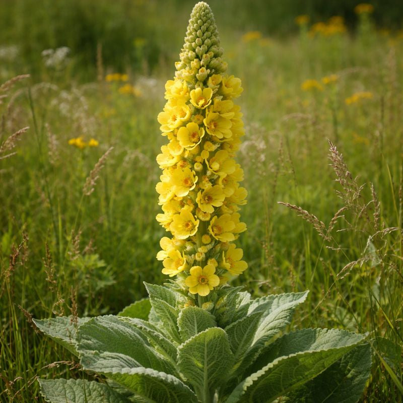 Yellow Verbascum flower seeds