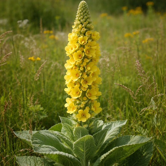 Yellow Verbascum flower seeds