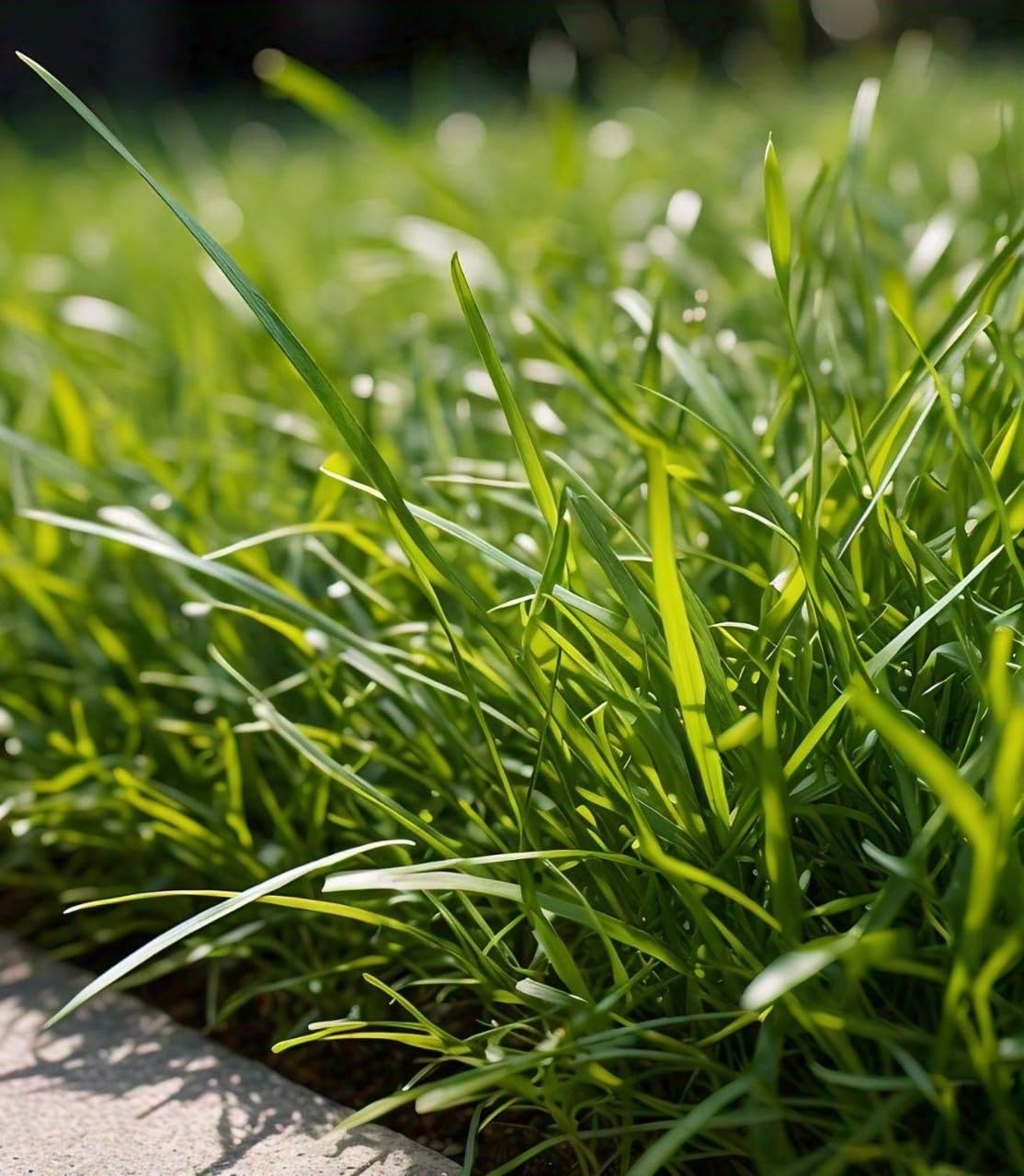 Zoysia grass seeds for planting and lush green lawn grass