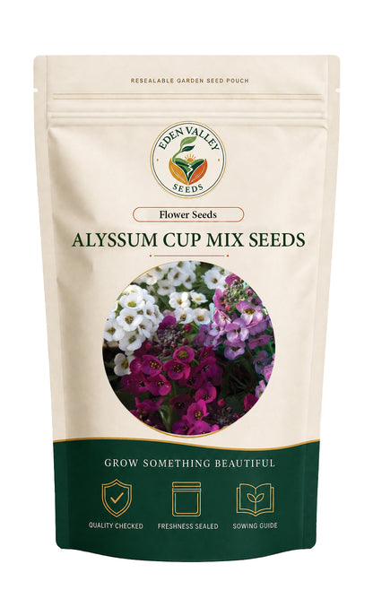 Alyssum Cup Series Mix Flower Seeds for planting
