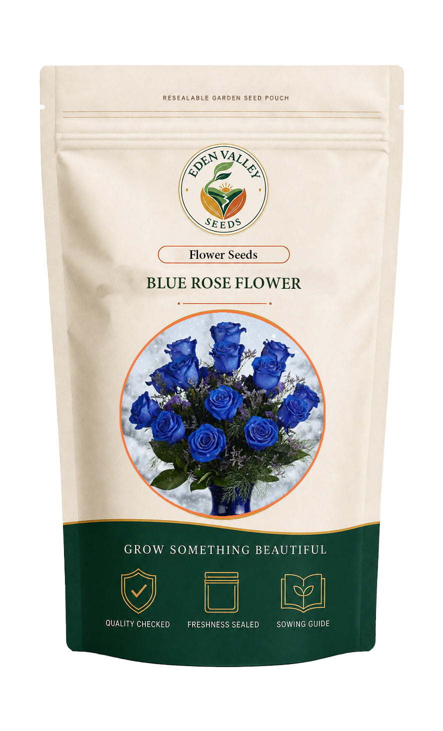 Blue Rose flowering plant in a garden