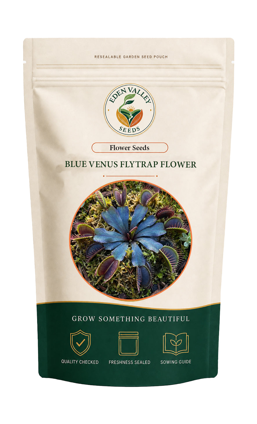 Blue Venus Fly Trap Flower Seeds for home gardens