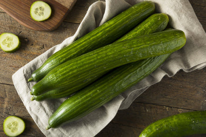 English Burpless Cucumber Vegetable Seeds for Planting – Heirloom Non-GMO Garden Seeds