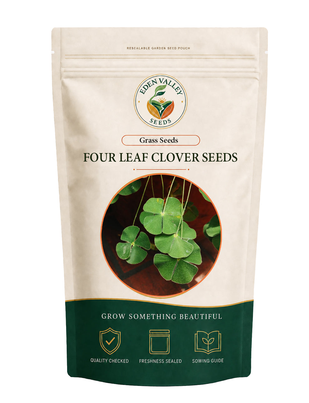 Four Leaf Clover Grass Seeds for Planting – Green Clover Grass Seeds