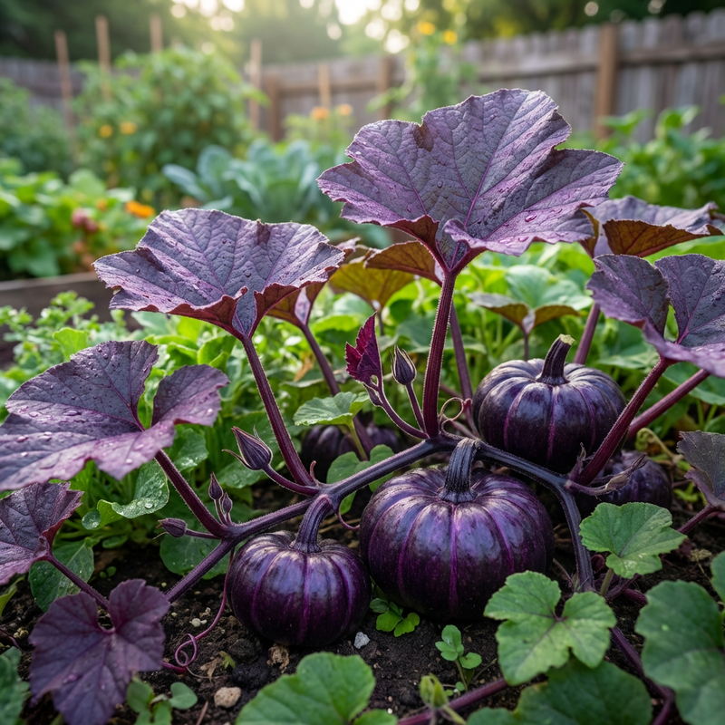 Decorative Purple Pumpkin Vegetable Seeds for Planting – Heirloom Non-GMO Garden Seeds