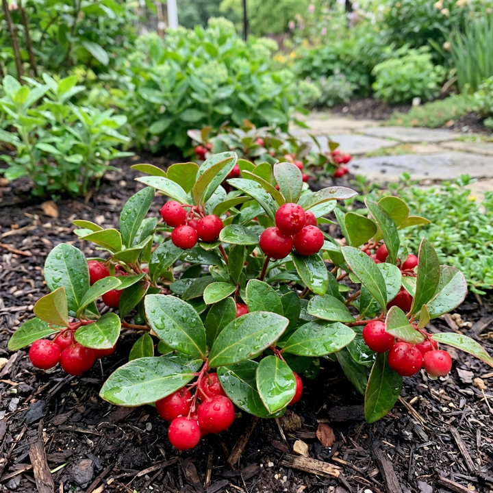 red wintergreen seeds