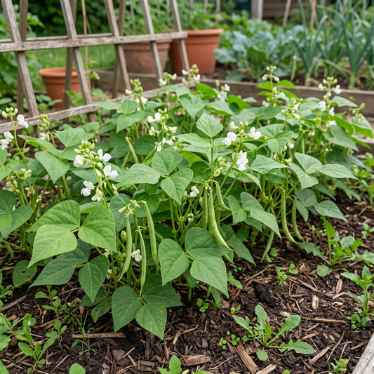 white tepary bean seeds