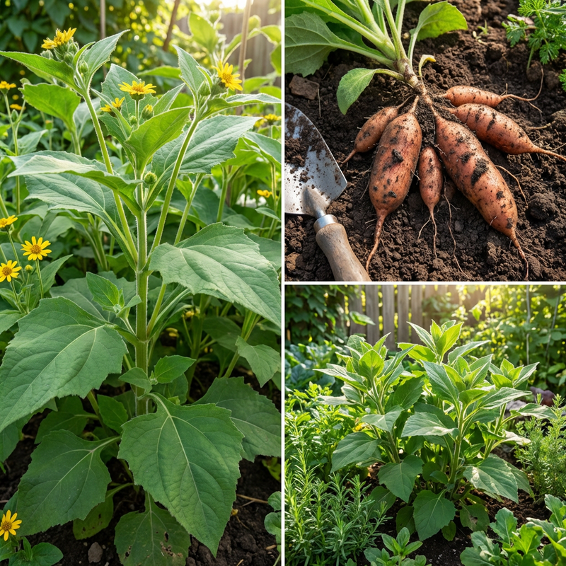 Yacon Garden Vegetable Seeds for Planting – Heirloom Non-GMO Garden Seeds