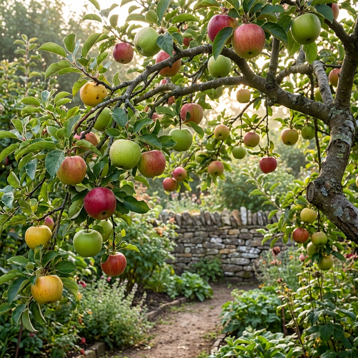 mixed apple fruit seeds
