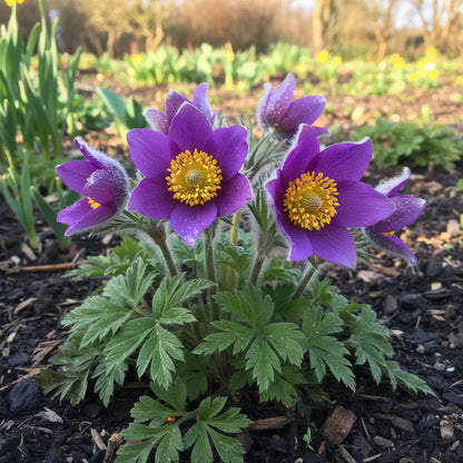 Purple Pasque Flower Seeds for Planting – Heirloom Non-GMO Garden Seeds