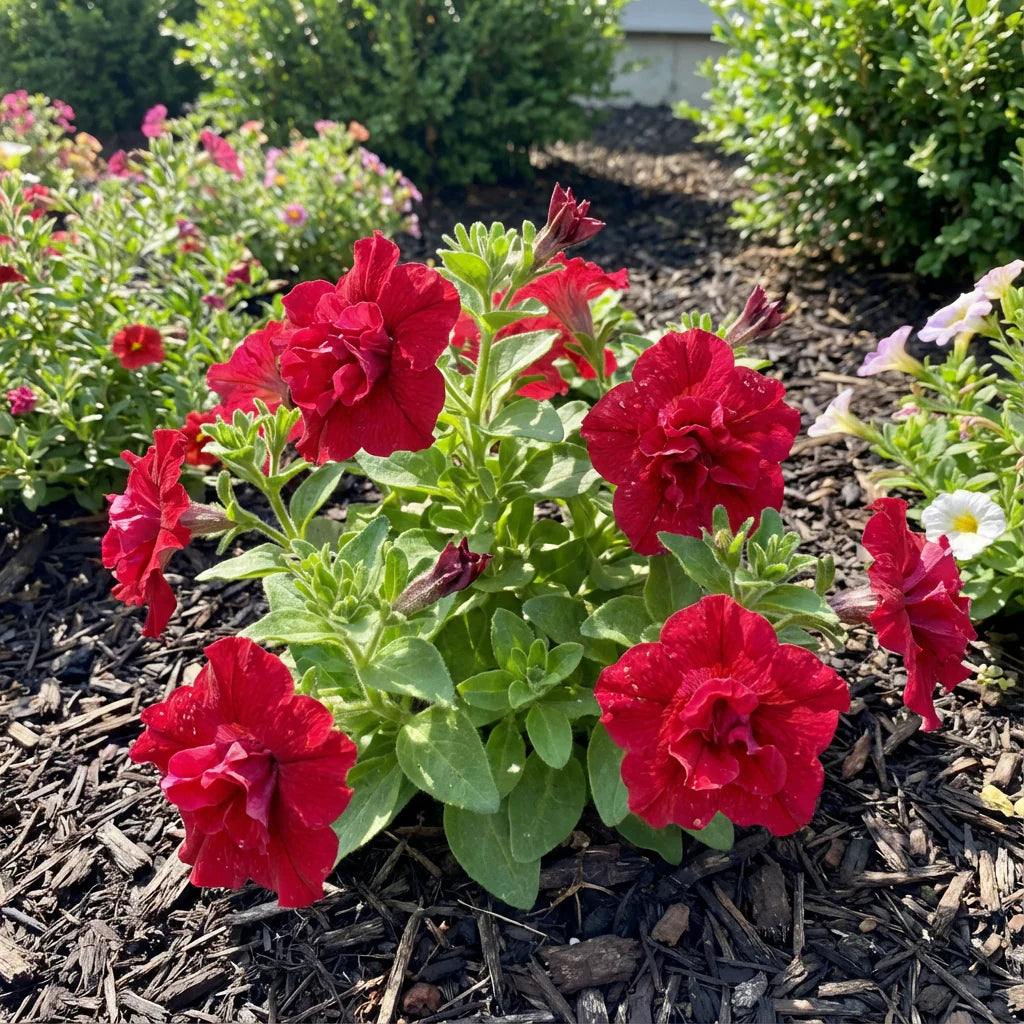 Red Double flower seeds