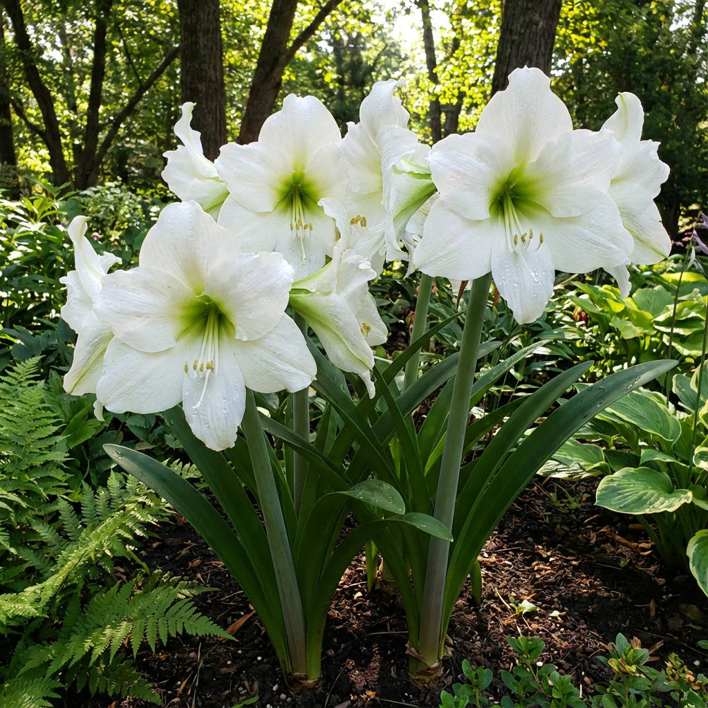 White Amaryllis flower seeds