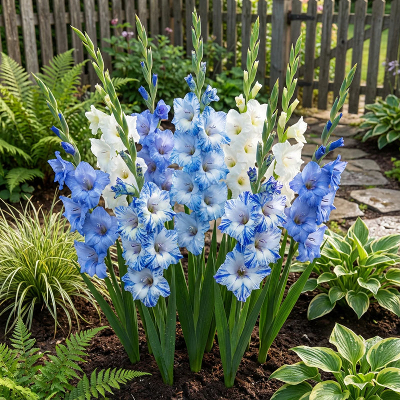 Blue Gladiolus Flower Seeds for Planting – Heirloom Non-GMO Garden Seeds