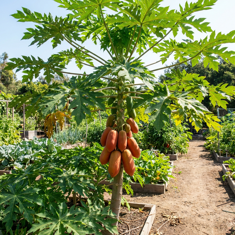 Carica papaya Red Lady Taiwan Seeds for Planting – Heirloom Papaya Seeds