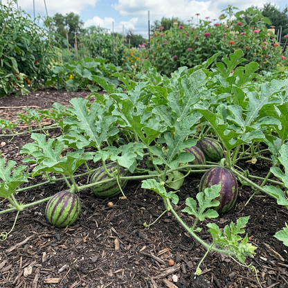 Citrullus lanatus Green Purple Watermelon Seeds for Planting – Rare Watermelon Seeds