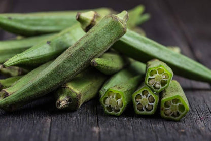 Giant Okra Vegetable Seeds for Planting – Heirloom Non-GMO Garden Seeds