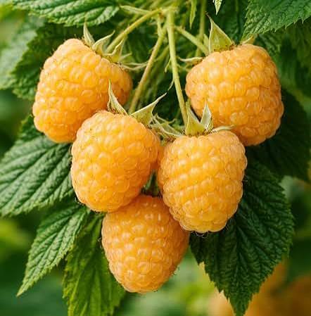 Golden Raspberry fruit seeds for planting Rubus idaeus in home berry